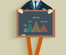 Vector set of businessman design elements 05