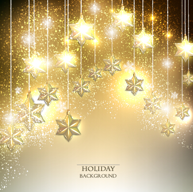 Vector xmas with new year art background set 02