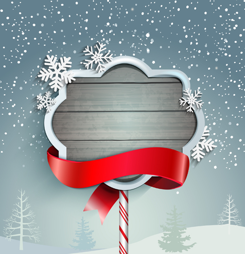 Winter christmas and new year frame backgrounds 02