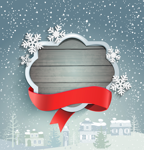 Winter christmas and new year frame backgrounds 04