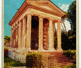 World famous buildings blur vector set 04