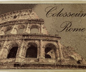 World famous buildings blur vector set 09