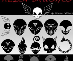 Aliens Photoshop Brushes