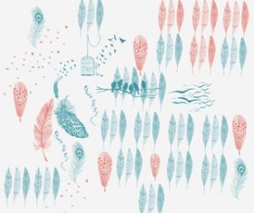Feathers and Birds Brushes