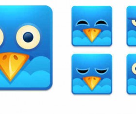 Twitter Square icons