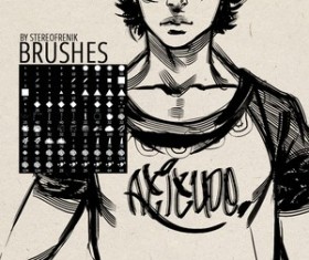 My Current Brush Set by Stereofrenik