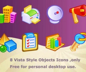 Vista Style Objects icons