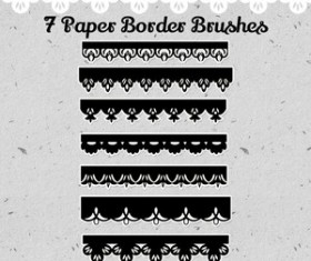 Paper Border Brushes