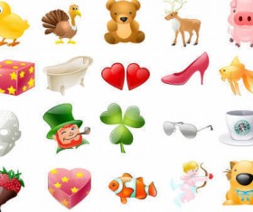 Animal icons set