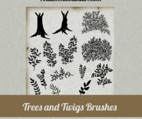 Trees and Twigs Brushes