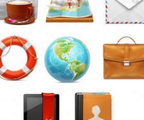 Cartoon Christmas design elements collection