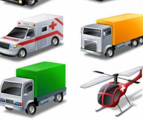Vista Style Transport icon Set