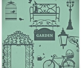 Romantic Vintage Garden Photoshop Brushes