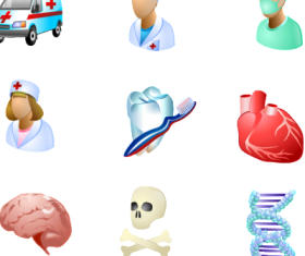 Medical icons for Vista