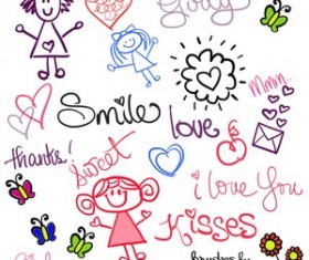 Cute Girly Doodle Brushes