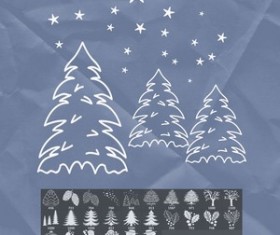 26 Christmas Brushes