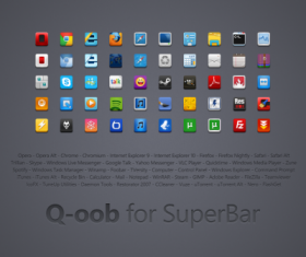 Q-oob for SuperBar icons