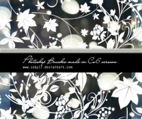 Floral swirls HD Photoshop Brushes