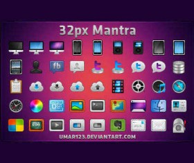 32px Mantra icons