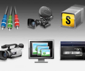 Vista video production icons