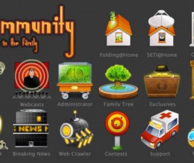 The Community icons