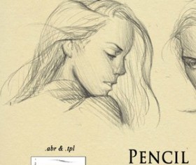 Pencil Brush Photoshop Brushes