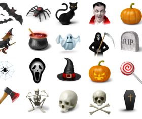 Halloween icons
