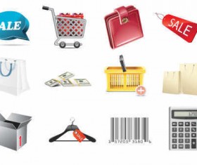 Shopping icons