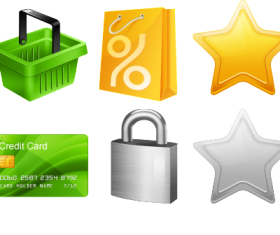 Shopping icons