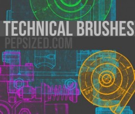 Free Technical Photoshop Brushes
