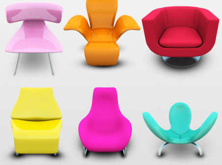 Modern Chairs icons