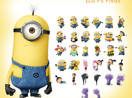 Despicable Me 2 minion icons 128 Px PNGs