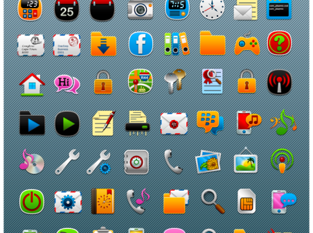 ToonTone BlackBerry icons