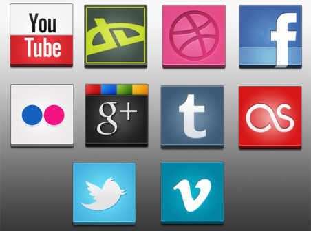 10 Best Social icons