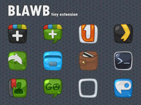 Blawb tiny extension icons