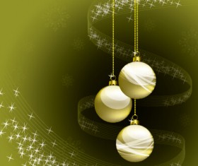 2015 Christmas ball with abstract background