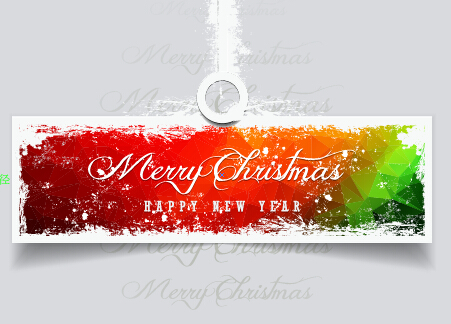2015 christmas and new year grunge banner 01