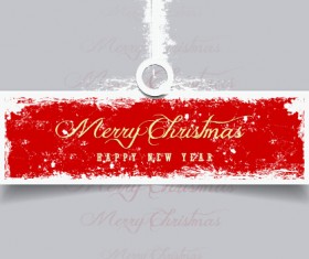 2015 christmas and new year grunge banner 07