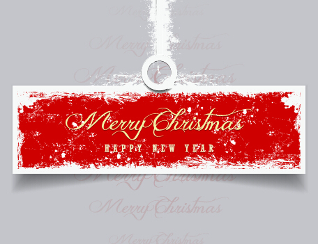 2015 christmas and new year grunge banner 07