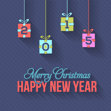 2015 christmas and new year hanging ornament background 02