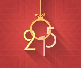 2015 christmas and new year hanging ornament background 05