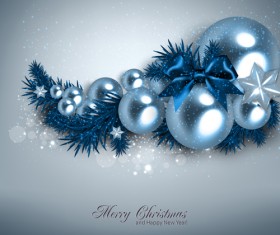 2015 christmas and new year ornate pearl background 01