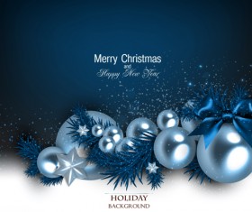 2015 christmas and new year ornate pearl background 02