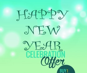 2015 christmas discount big sale poster vectors 03