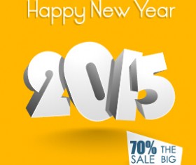 2015 christmas discount big sale poster vectors 13