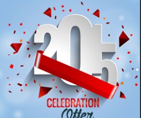 2015 christmas discount big sale poster vectors 15