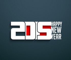 2015 happy new year dark background vector 03