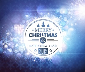 2015 new year and christmas dream background vector 01