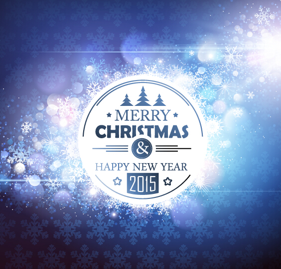 2015 new year and christmas dream background vector 01