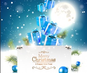 2015 new year and xmas card shiny design 01